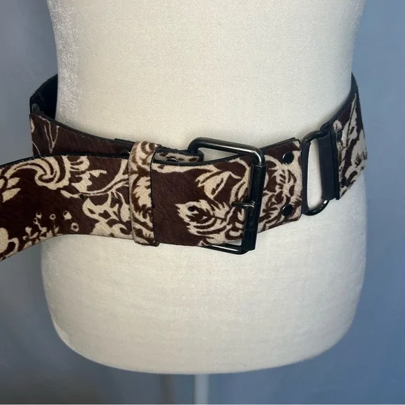 Accessories | Beautiful Leather Belt Brown With Cream  display picture 3